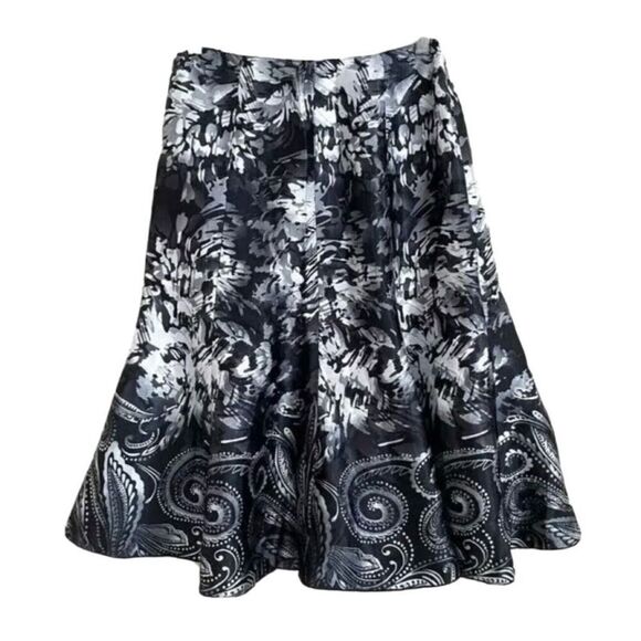 New! Chicos Floral Bloom Berkeley A-LineSkirt Sz L - Picture 1 of 3